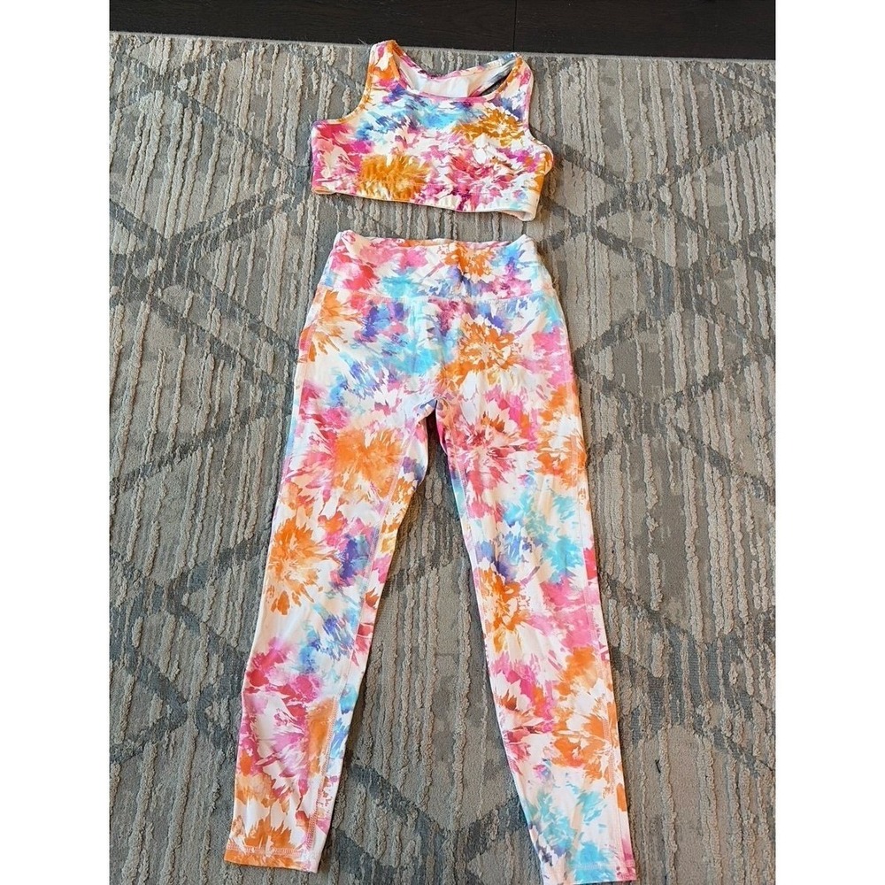 lululemon girls sports bra and leggings set